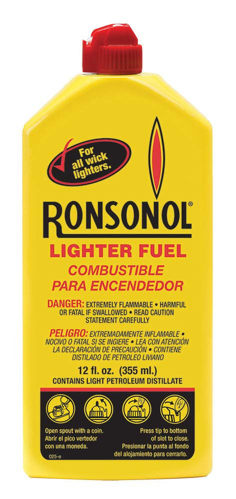 Ronsonol Lighter Fuel Excellent for Cleaning, 12 Oz
